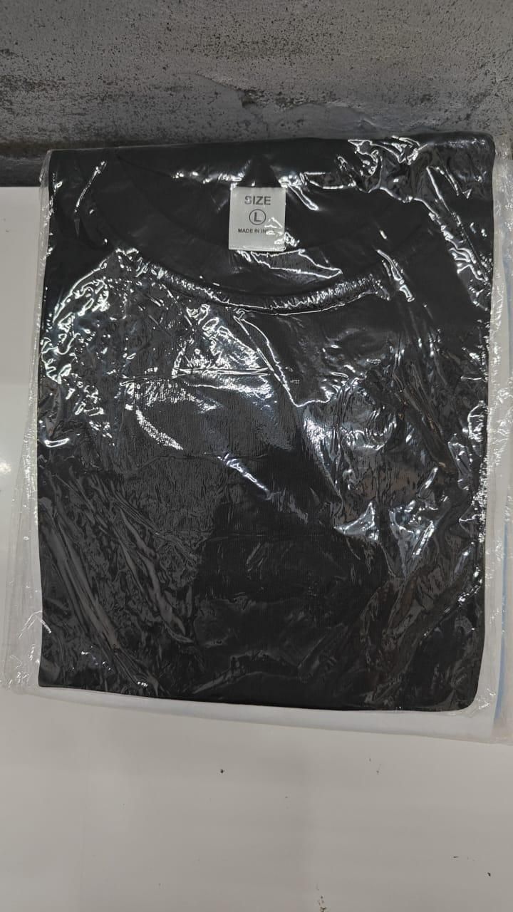 Men's Round Neck Polyester Casual T-shirt (Pack of 4)